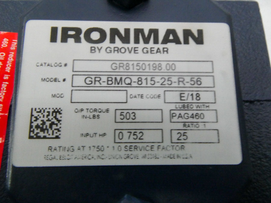 IRONMAN GR-BMQ-815-25-R-56 GR8150198.00 NSMP