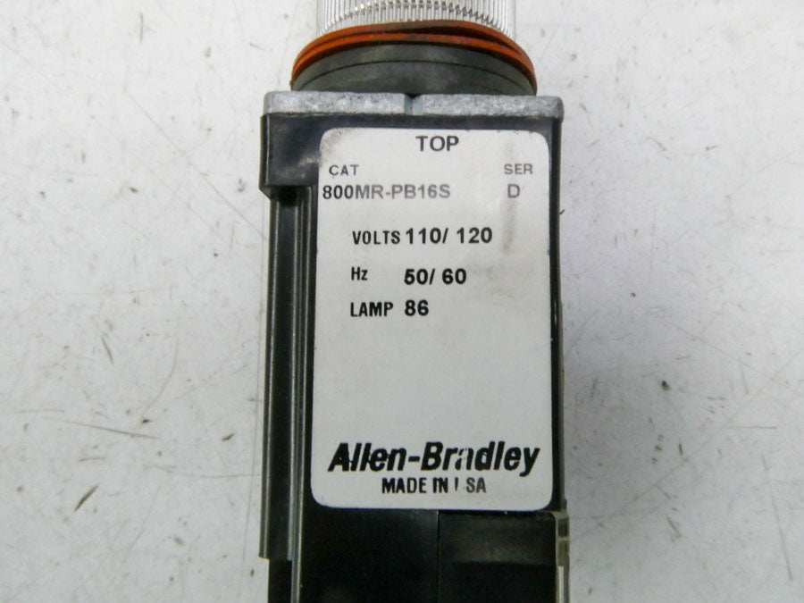 INDUSTRIAL SPARE PART 800MR-PB16S SER. D 110/120V NSNP
