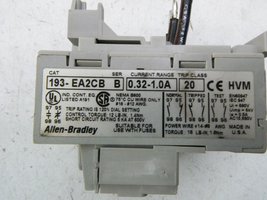 INDUSTRIAL SPARE PART 193-EA2CB SER. B 0.32-1A NSNP