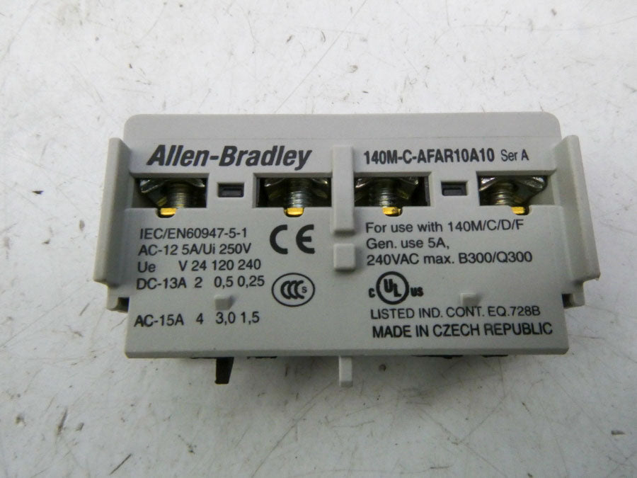INDUSTRIAL SPARE PART 140M-C-AFAR10A10 SER. A 240VAC 5A NSNP