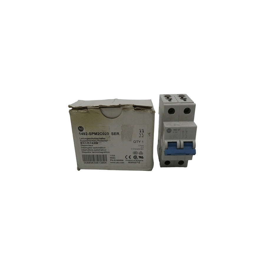 INUDSTRIAL SPARE PART 1492-SPM2C020 SER. D 277VAC 2A NSMP