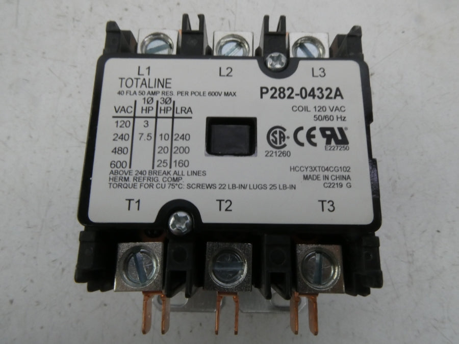 TOTALINE P282-0432A 120VAC 40A NSMP