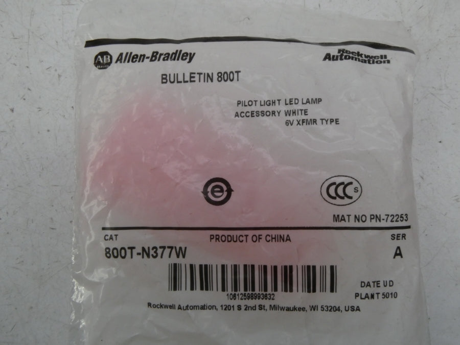 INDUSTRIAL SPARE PART 800T-N377W SER. A NSMP