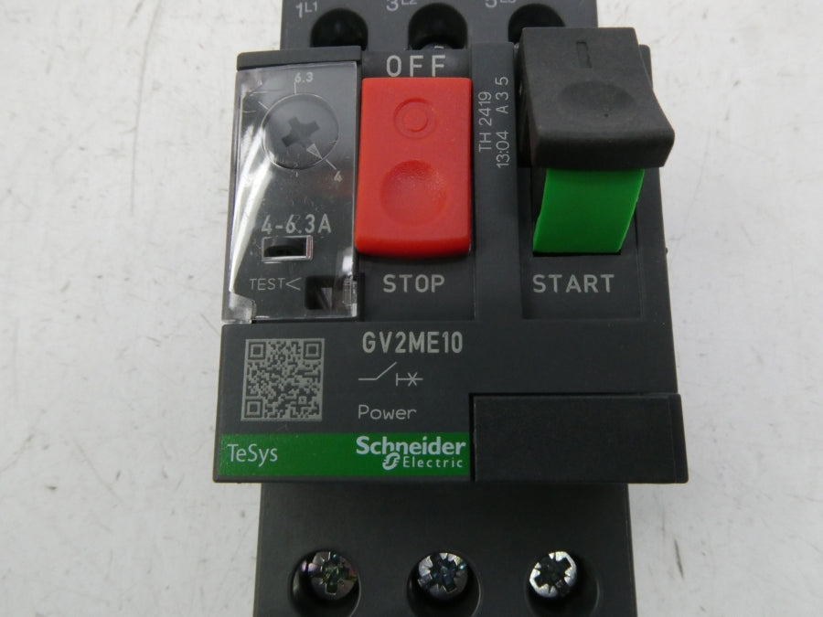 SCHNEIDER ELECTRIC GV2ME10 4-6.3A (BLACK) NSMP