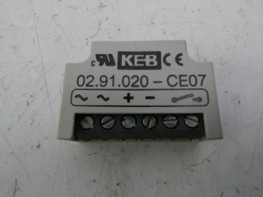 KEB AUTOMATION 02.91.020-CE07 275VAC 2.0A NSMP