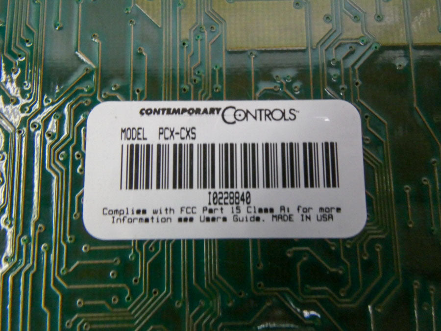 CONTEMPORARY CONTROLS PCX-CXS UNMP