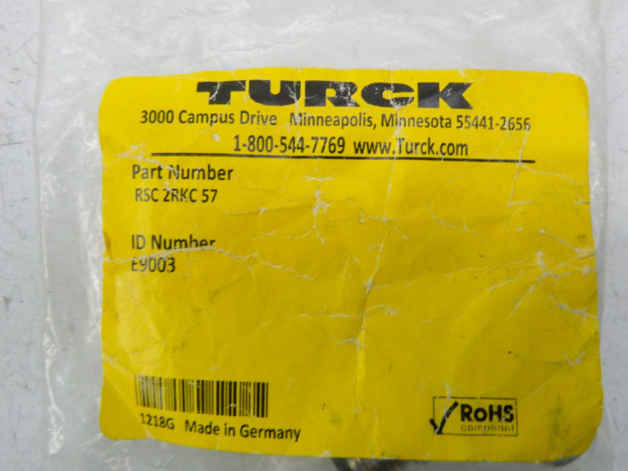 TURCK RSC2RKC57 E9003 NSMP