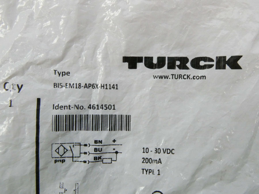 TURCK BI5-EM18-AP6X-H1141 4614501 10-30VDC NSMP