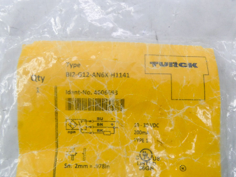 TURCK BI2-G12-AN6X-H1141 4606693 10-30VDC NSMP
