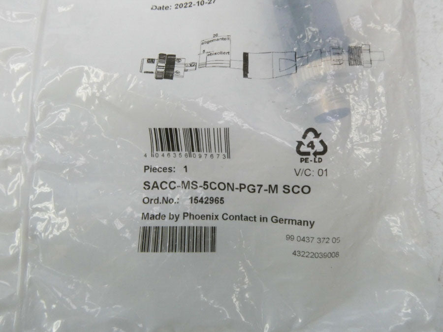 PHOENIX CONTACT SACC-MS-5CON-PG7-MSCO 1542965 NSMP