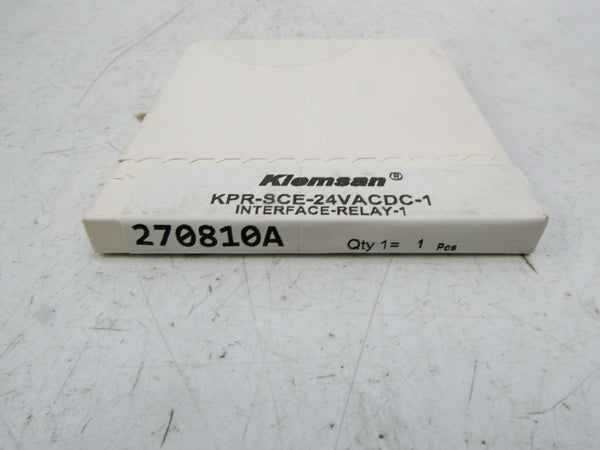 KLEMSAN KPR-SCE-24VACDC-1 NSFS