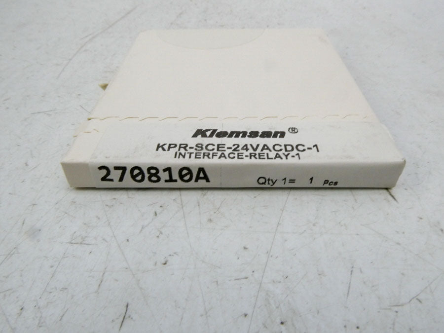 KLEMSAN KPR-SCE-24VACDC-1 NSFS