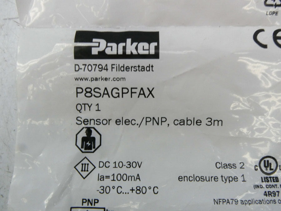 PARKER P8SAGPFAX 10-30VDC NSMP