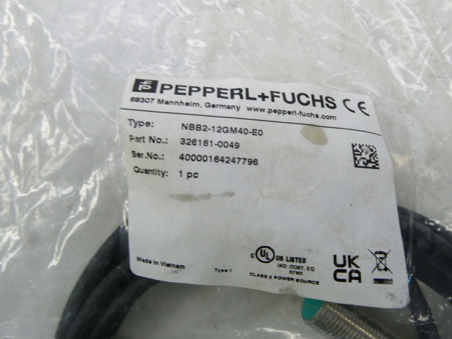 PEPPERL+FUCHS NBB2-12GM40-E0 326161-0049 NSMP