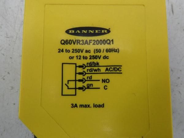 BANNER ENGINEERING Q60VR3AF2000Q1 24-250VAC NSNP
