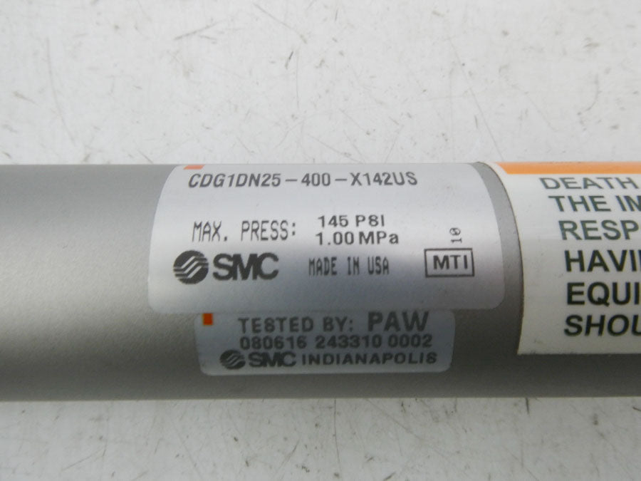 SMC CDG1DN25-400-X142US 145PSI NSNP