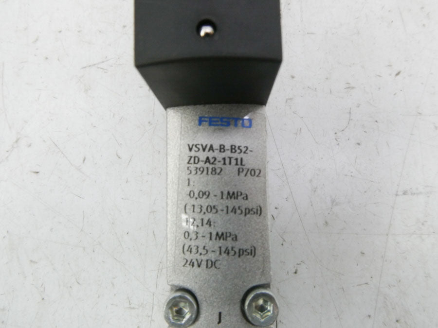 FESTO VSVA-B-B52-ZD-A2-1T1L 539182 24VDC 13.05-145PSI NSNP