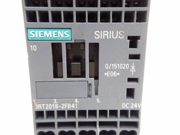 SIEMENS 3RT2018-2FB41 24VDC NSNP