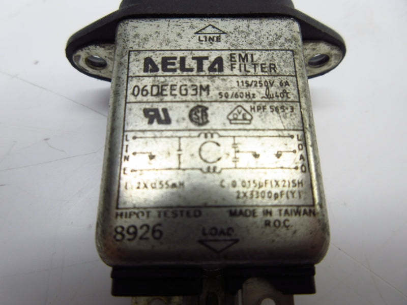 DELTA 06DEEG3M 115/250V 6A UNMP