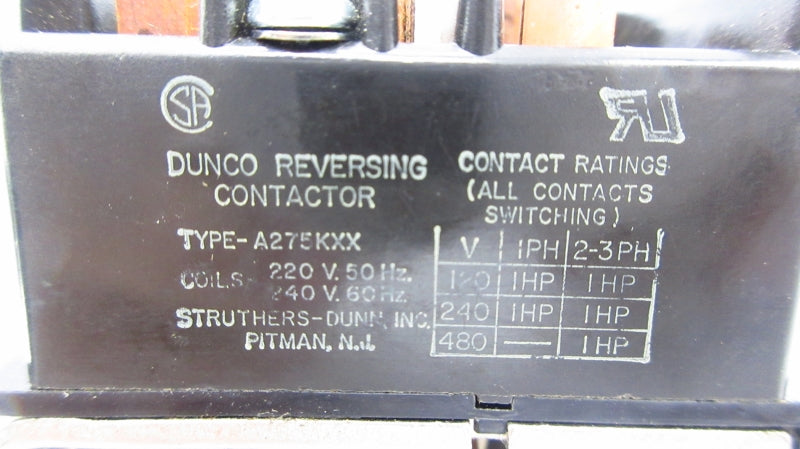 STRUTHERS DUNN A275KXX 220/240V NSNP