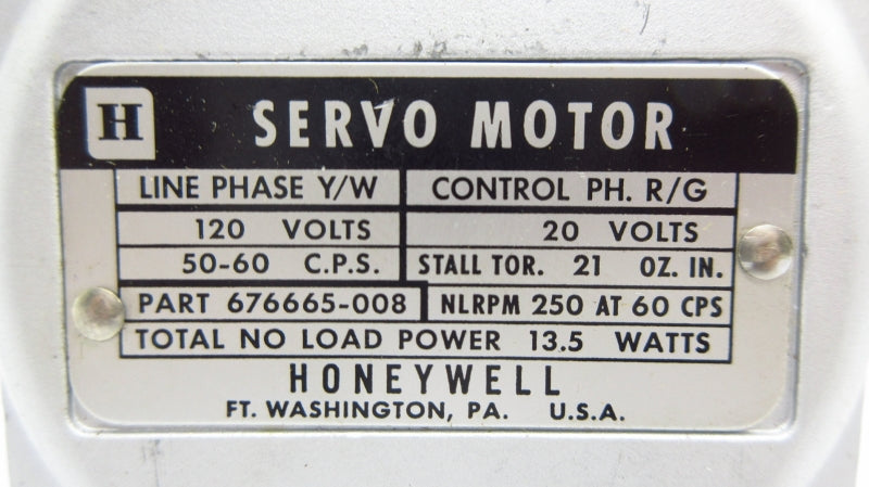 HONEYWELL 676665-008 120V NSNP