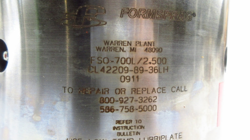 FORMSPRAG FSO-700L/2.500 CL42209-89-36LH NSNP