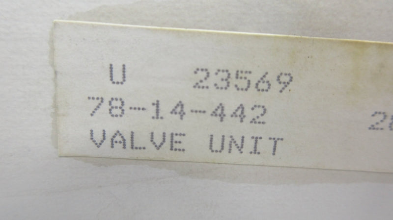 VALVE 78-14-442 U23569 NSNP