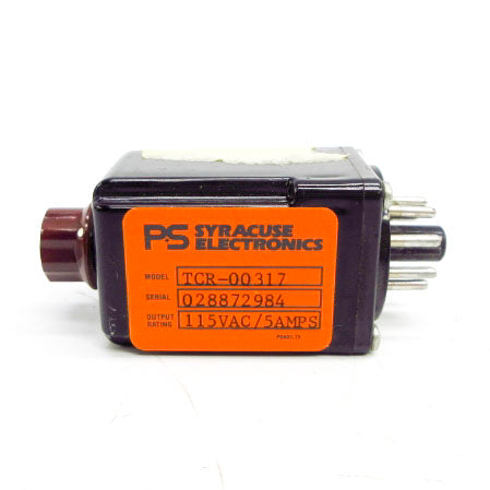 PS SYRACUSE ELECTRONICS TCR-00317 115VAC 5A (AS PICTURED) NSNP