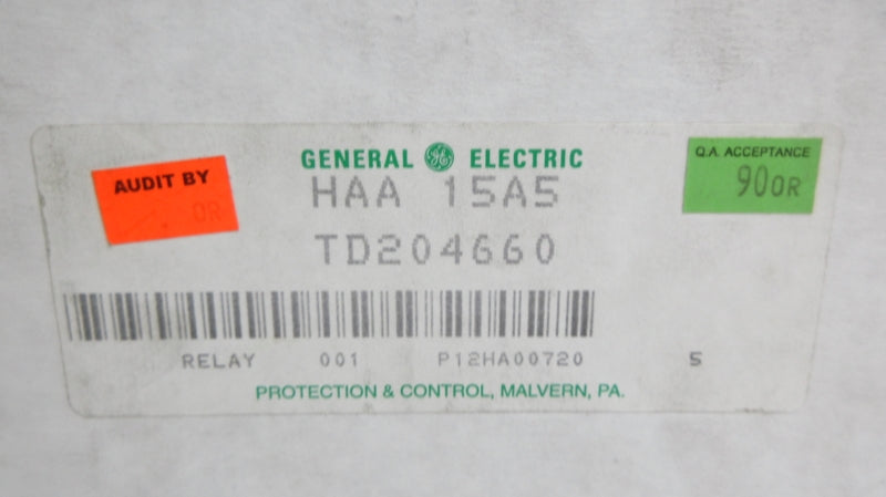GENERAL ELECTRIC HAA15A5 NSMP