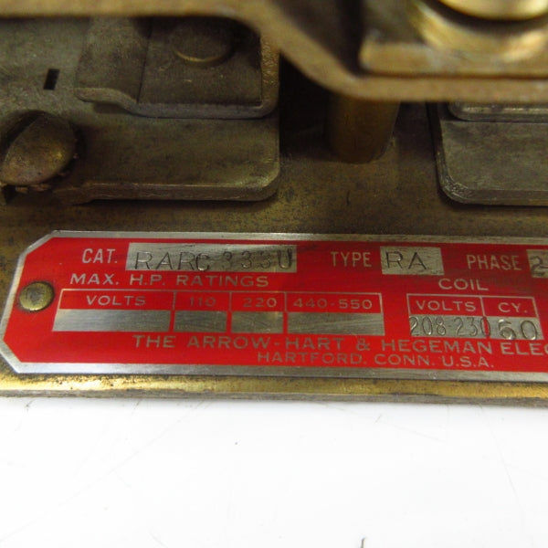 ARROW HART RARC333U 208-230V NSNP