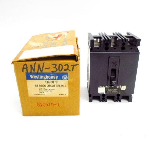 WESTINGHOUSE EHB3070 480VAC 70A NSMP