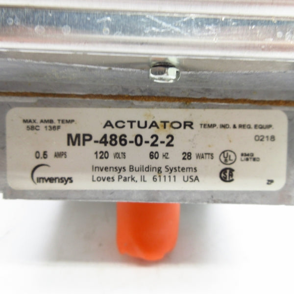 INVENSYS MP-486-0-2-2 120V 0.5A NSMP