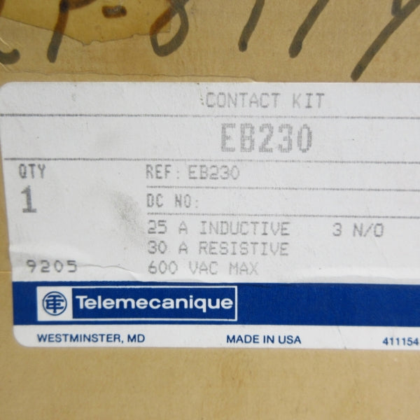 TELEMECANIQUE EB230 600VAC 30A NSMP