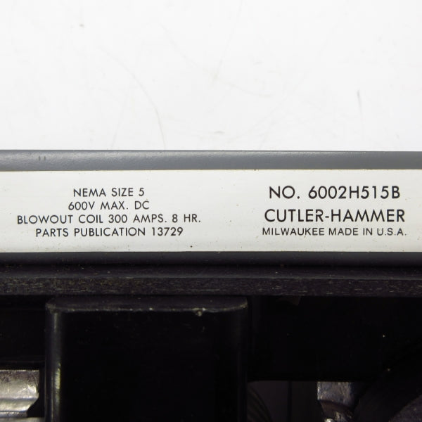 CUTLER HAMMER 6002H515B 600VDC 300A NSNP
