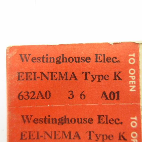 WESTINGHOUSE 632A036A01 (PKG OF 5) NSFS