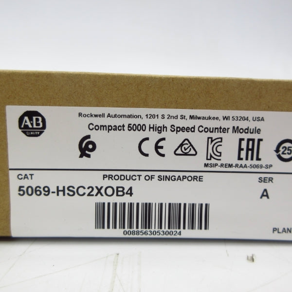 ALLEN BRADLEY 5069-HSC2XOB4 SER. A F/W 3.012 DATE: 2020 NSFS