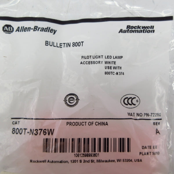 ALLEN BRADLEY 800T-N376W SER. A NSMP