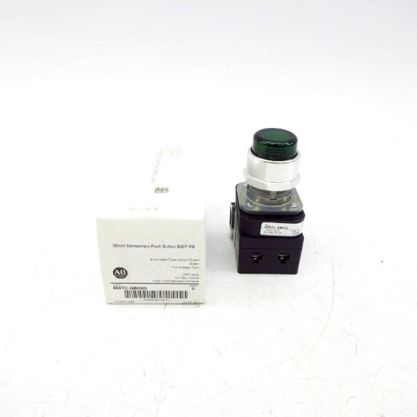 ALLEN BRADLEY 800TC-QBH2G SER. U 12-130VAC/DC (WH) NSMP