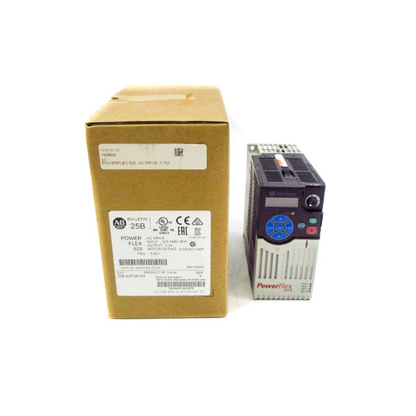 ALLEN BRADLEY 25B-D2P3N104 SER. A F/W 5.001 323-528V 2.3A NSMP