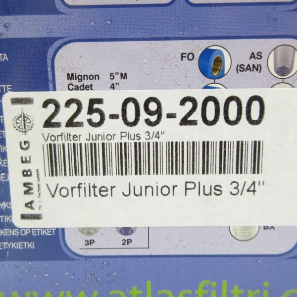 ATLAS 225-09-2000 3/4" NSMP