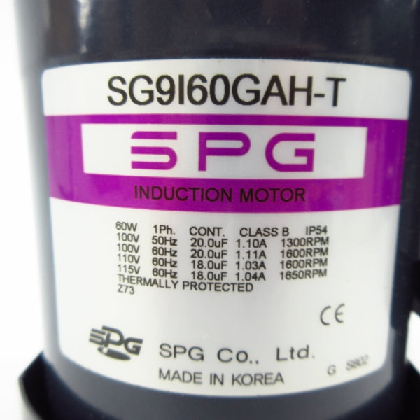 SPG SG9I60GAH-T 115V 1.04A NSNP
