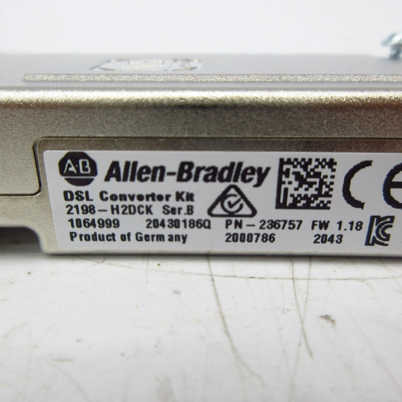 ALLEN BRADLEY 2198-H2DCK SER. B F/W 1.18 NSMP