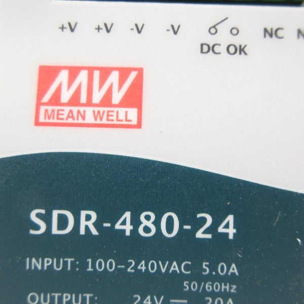 MEAN WELL SDR-480-24 100-240VAC 5A NSNP