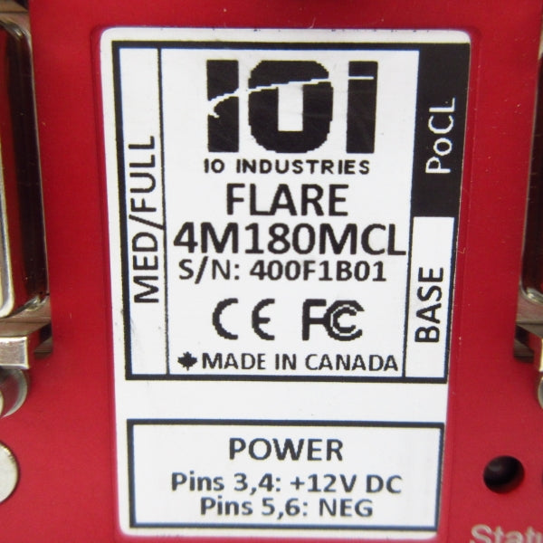 IO INDUSTRIES 4M180MCL 12VDC NSMP