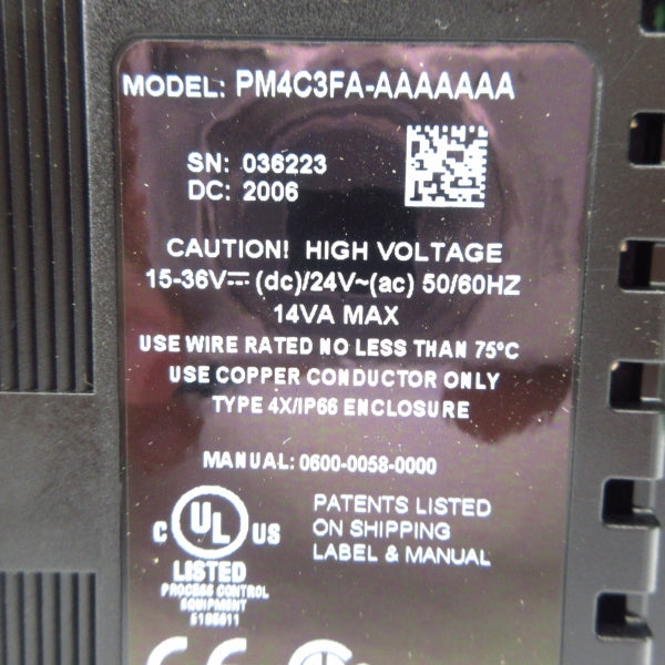 WATLOW PM4C3FA-AAAAAAA 24VAC NSMP