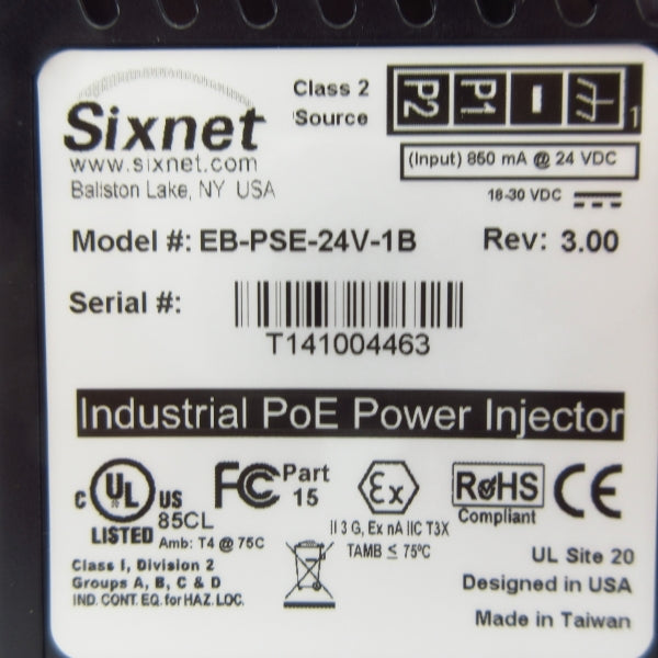 SIXNET EB-PSE-24V-1B 24VDC NSMP