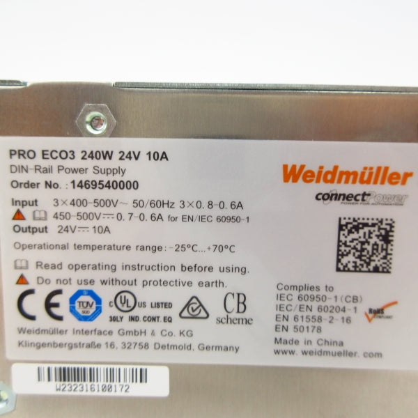 WEIDMULLER 1469540000 400-500V 0.8-0.6A NSMP