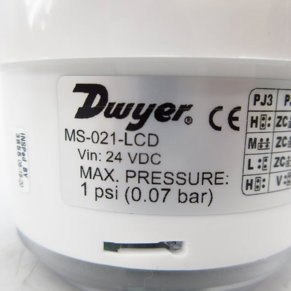 DWYER MS-021-LCD 24VDC 1PSI NSMP