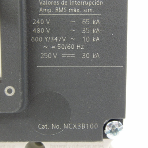 SIEMENS NCX3B100 600V NSMP