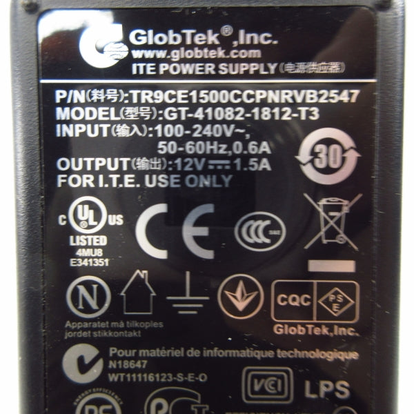 GLOBTEK TR9CE1500CCPNRVB2547 GT-41082-1812-T3 100-240V 0.6A NSNP